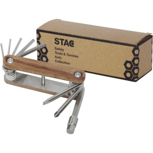 Stac Fixie 8 funkciós biciklisszerszám, fa (kerékpáros cikk)