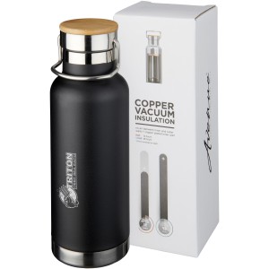 Thor réz-vákuumos palack, 480 ml, fekete (termosz)