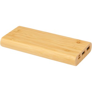 Tulda 10 000 mAh bambusz powerbank, natúr (powerbank)