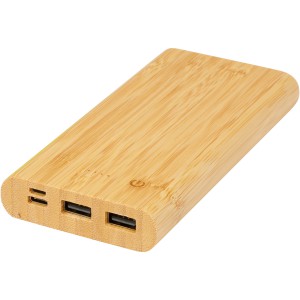 Tulda 10 000 mAh bambusz powerbank, natúr (powerbank)