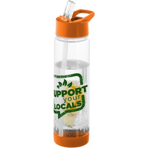 Tutti Frutti palack szűrőbetéttel, narancs (sportkulacs)