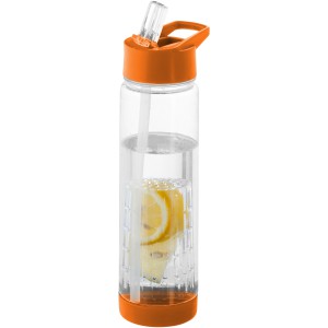 Tutti Frutti palack szűrőbetéttel, narancs (sportkulacs)