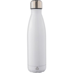 Újraacél duplafalú kulacs, 500 ml, fehér (bögre)