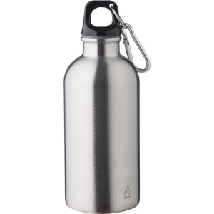 Újraacél kulacs, 400 ml, ezüst (vizespalack)