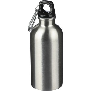 Újraacél kulacs, 400 ml, ezüst (vizespalack)
