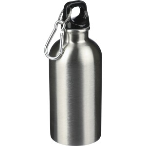 Újraacél kulacs, 400 ml, ezüst (vizespalack)