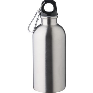 Újraacél kulacs, 400 ml, ezüst (vizespalack)