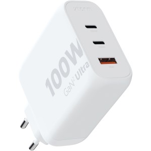Xtorm XEC100 GaN2 Ultra fali töltő, 100W, fehér (vezeték, elosztó, adapter, kábel)