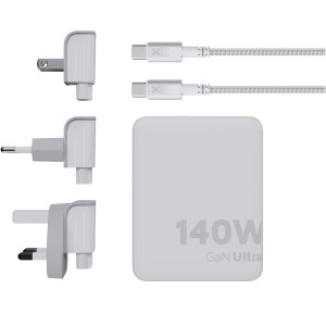 Xtorm XVC2140 GaN Ultra úti töltő, 140W, fehér (vezeték, elosztó, adapter, kábel)