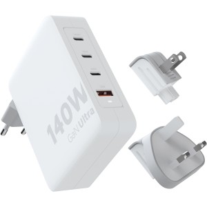 Xtorm XVC2140 GaN Ultra úti töltő, 140W, fehér (vezeték, elosztó, adapter, kábel)